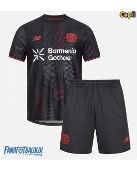 Bayer Leverkusen Echipament de Fotbal Replică 2025-26 Copii Acasa (+ Șorturi)